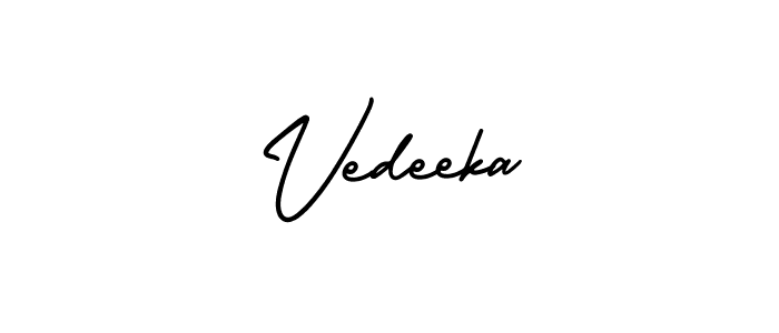 This is the best signature style for the Vedeeka name. Also you like these signature font (AmerikaSignatureDemo-Regular). Mix name signature. Vedeeka signature style 3 images and pictures png