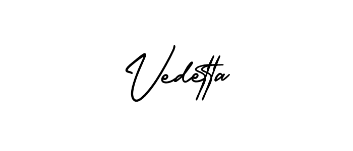 Also You can easily find your signature by using the search form. We will create Vedetta name handwritten signature images for you free of cost using AmerikaSignatureDemo-Regular sign style. Vedetta signature style 3 images and pictures png