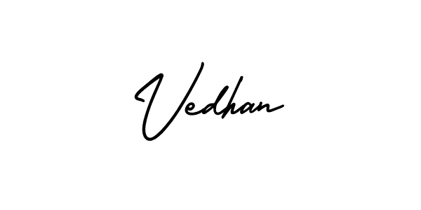 Make a short Vedhan signature style. Manage your documents anywhere anytime using AmerikaSignatureDemo-Regular. Create and add eSignatures, submit forms, share and send files easily. Vedhan signature style 3 images and pictures png