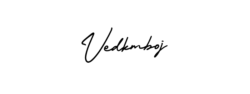 Similarly AmerikaSignatureDemo-Regular is the best handwritten signature design. Signature creator online .You can use it as an online autograph creator for name Vedkmboj. Vedkmboj signature style 3 images and pictures png