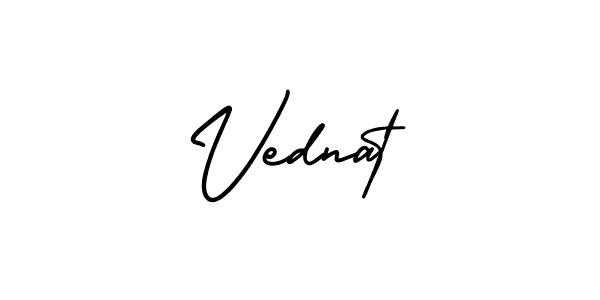 AmerikaSignatureDemo-Regular is a professional signature style that is perfect for those who want to add a touch of class to their signature. It is also a great choice for those who want to make their signature more unique. Get Vednat name to fancy signature for free. Vednat signature style 3 images and pictures png