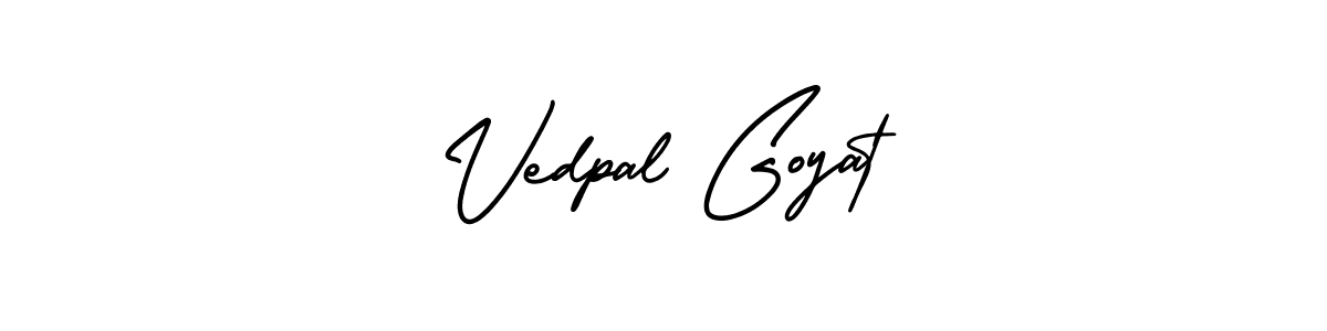 Check out images of Autograph of Vedpal Goyat name. Actor Vedpal Goyat Signature Style. AmerikaSignatureDemo-Regular is a professional sign style online. Vedpal Goyat signature style 3 images and pictures png