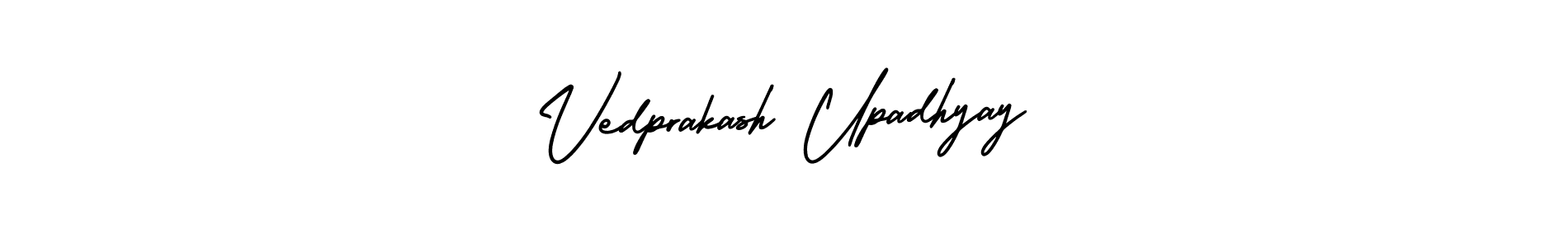 Make a beautiful signature design for name Vedprakash Upadhyay. Use this online signature maker to create a handwritten signature for free. Vedprakash Upadhyay signature style 3 images and pictures png