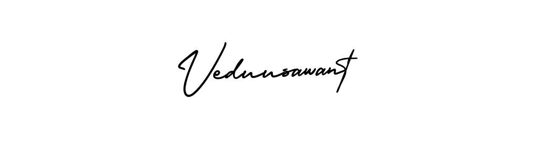 Best and Professional Signature Style for Veduusawant. AmerikaSignatureDemo-Regular Best Signature Style Collection. Veduusawant signature style 3 images and pictures png