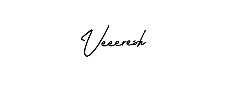 Use a signature maker to create a handwritten signature online. With this signature software, you can design (AmerikaSignatureDemo-Regular) your own signature for name Veeeresh. Veeeresh signature style 3 images and pictures png