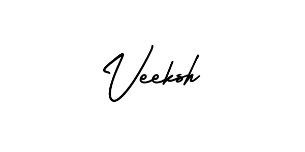 Similarly AmerikaSignatureDemo-Regular is the best handwritten signature design. Signature creator online .You can use it as an online autograph creator for name Veeksh. Veeksh signature style 3 images and pictures png