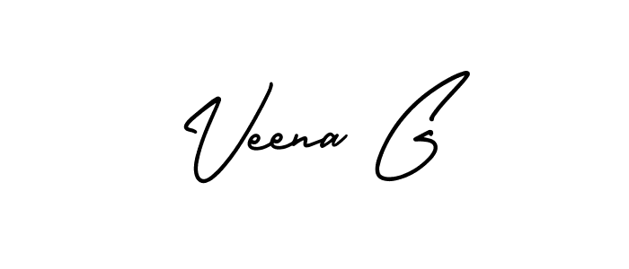 Similarly AmerikaSignatureDemo-Regular is the best handwritten signature design. Signature creator online .You can use it as an online autograph creator for name Veena G. Veena G signature style 3 images and pictures png