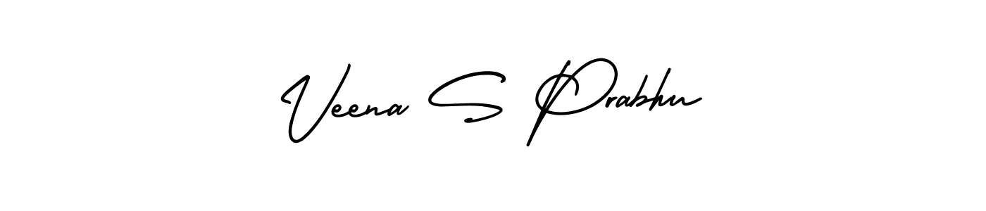 AmerikaSignatureDemo-Regular is a professional signature style that is perfect for those who want to add a touch of class to their signature. It is also a great choice for those who want to make their signature more unique. Get Veena S Prabhu name to fancy signature for free. Veena S Prabhu signature style 3 images and pictures png