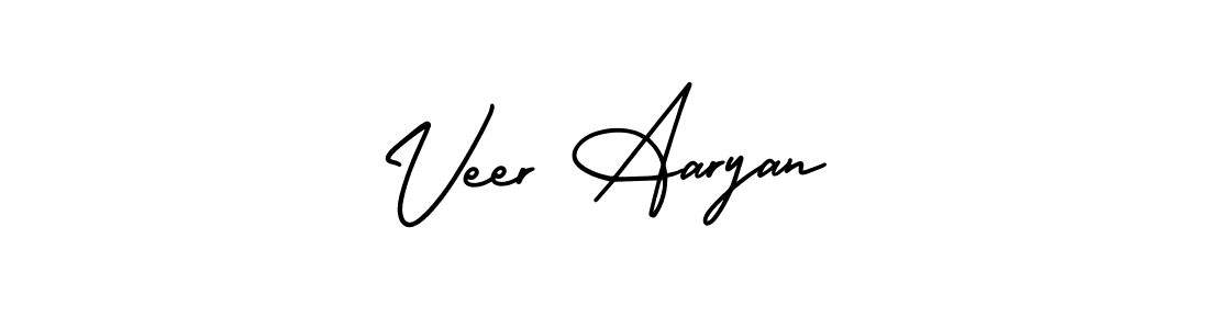 You can use this online signature creator to create a handwritten signature for the name Veer Aaryan. This is the best online autograph maker. Veer Aaryan signature style 3 images and pictures png
