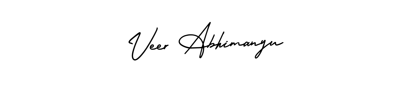 How to make Veer Abhimanyu signature? AmerikaSignatureDemo-Regular is a professional autograph style. Create handwritten signature for Veer Abhimanyu name. Veer Abhimanyu signature style 3 images and pictures png