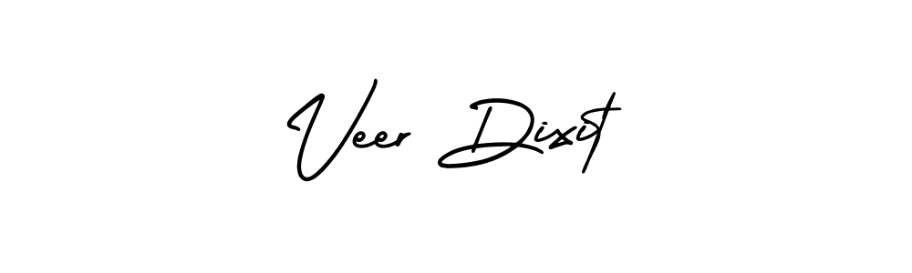 How to make Veer Dixit name signature. Use AmerikaSignatureDemo-Regular style for creating short signs online. This is the latest handwritten sign. Veer Dixit signature style 3 images and pictures png