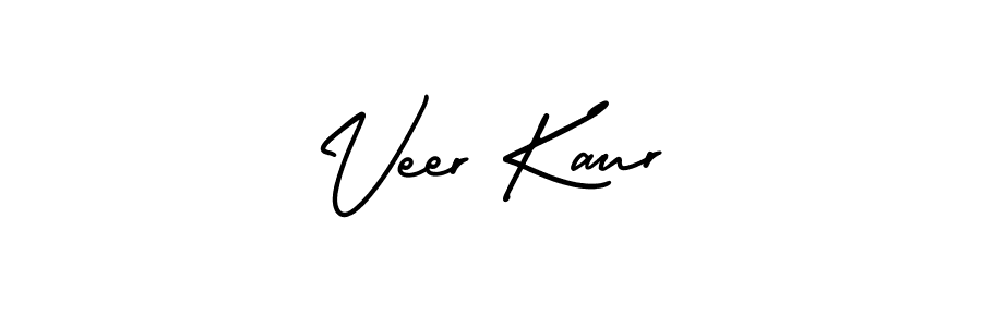 if you are searching for the best signature style for your name Veer Kaur. so please give up your signature search. here we have designed multiple signature styles  using AmerikaSignatureDemo-Regular. Veer Kaur signature style 3 images and pictures png