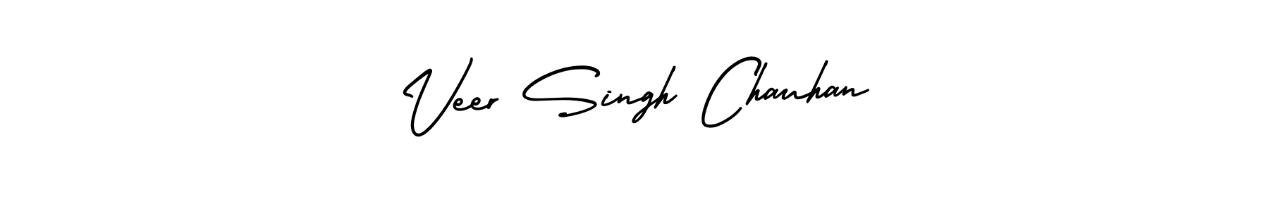 Also we have Veer Singh Chauhan name is the best signature style. Create professional handwritten signature collection using AmerikaSignatureDemo-Regular autograph style. Veer Singh Chauhan signature style 3 images and pictures png