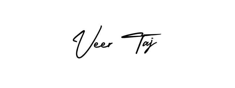 Design your own signature with our free online signature maker. With this signature software, you can create a handwritten (AmerikaSignatureDemo-Regular) signature for name Veer Taj. Veer Taj signature style 3 images and pictures png