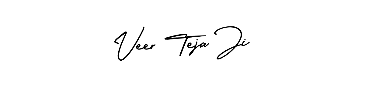 AmerikaSignatureDemo-Regular is a professional signature style that is perfect for those who want to add a touch of class to their signature. It is also a great choice for those who want to make their signature more unique. Get Veer Teja Ji name to fancy signature for free. Veer Teja Ji signature style 3 images and pictures png