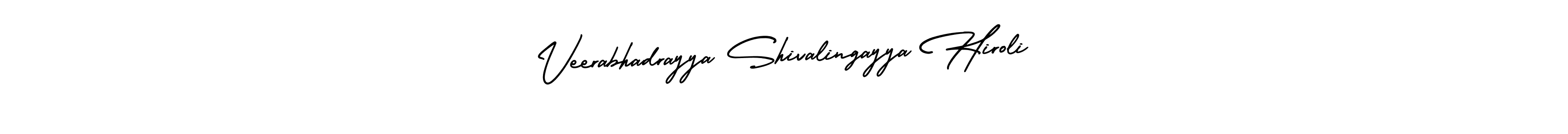 Make a beautiful signature design for name Veerabhadrayya Shivalingayya Hiroli. Use this online signature maker to create a handwritten signature for free. Veerabhadrayya Shivalingayya Hiroli signature style 3 images and pictures png