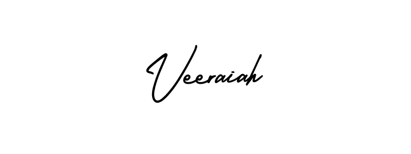 Also we have Veeraiah name is the best signature style. Create professional handwritten signature collection using AmerikaSignatureDemo-Regular autograph style. Veeraiah signature style 3 images and pictures png