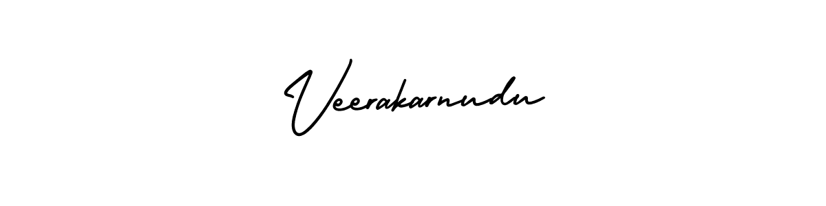 Also You can easily find your signature by using the search form. We will create Veerakarnudu name handwritten signature images for you free of cost using AmerikaSignatureDemo-Regular sign style. Veerakarnudu signature style 3 images and pictures png