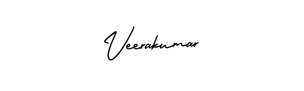 You should practise on your own different ways (AmerikaSignatureDemo-Regular) to write your name (Veerakumar) in signature. don't let someone else do it for you. Veerakumar signature style 3 images and pictures png