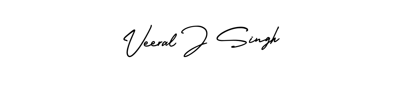 Make a beautiful signature design for name Veeral J Singh. Use this online signature maker to create a handwritten signature for free. Veeral J Singh signature style 3 images and pictures png