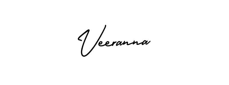 Best and Professional Signature Style for Veeranna. AmerikaSignatureDemo-Regular Best Signature Style Collection. Veeranna signature style 3 images and pictures png