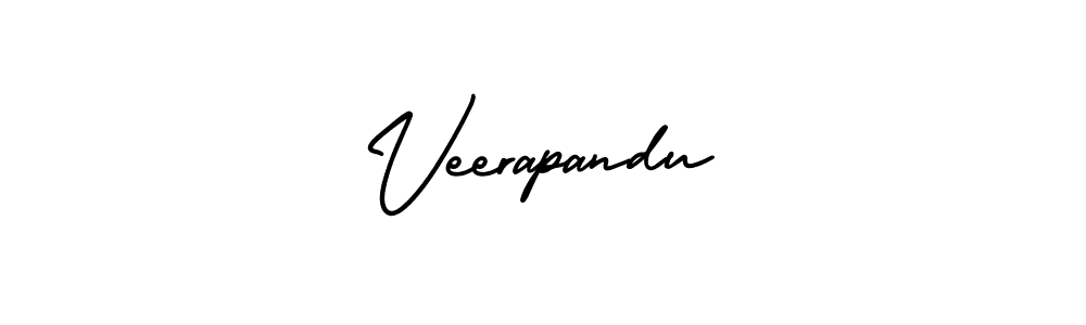 This is the best signature style for the Veerapandu name. Also you like these signature font (AmerikaSignatureDemo-Regular). Mix name signature. Veerapandu signature style 3 images and pictures png