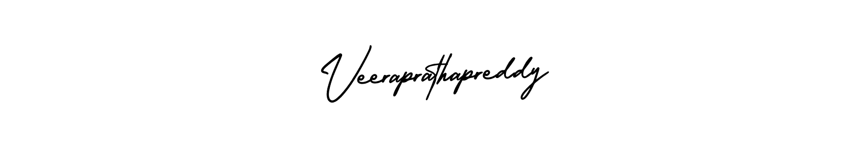 Design your own signature with our free online signature maker. With this signature software, you can create a handwritten (AmerikaSignatureDemo-Regular) signature for name Veeraprathapreddy. Veeraprathapreddy signature style 3 images and pictures png