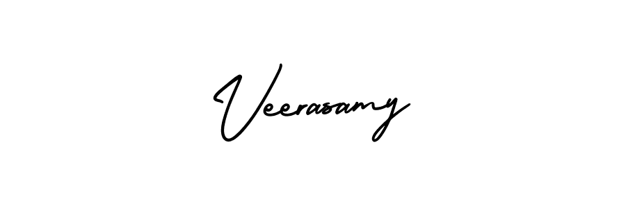 Create a beautiful signature design for name Veerasamy. With this signature (AmerikaSignatureDemo-Regular) fonts, you can make a handwritten signature for free. Veerasamy signature style 3 images and pictures png