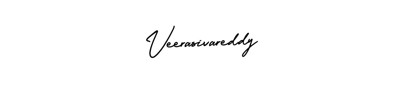 Use a signature maker to create a handwritten signature online. With this signature software, you can design (AmerikaSignatureDemo-Regular) your own signature for name Veerasivareddy. Veerasivareddy signature style 3 images and pictures png