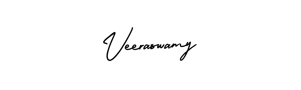 Make a beautiful signature design for name Veeraswamy. With this signature (AmerikaSignatureDemo-Regular) style, you can create a handwritten signature for free. Veeraswamy signature style 3 images and pictures png