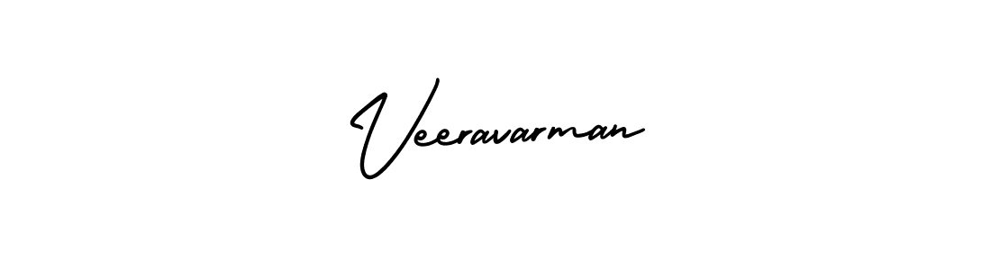 Use a signature maker to create a handwritten signature online. With this signature software, you can design (AmerikaSignatureDemo-Regular) your own signature for name Veeravarman. Veeravarman signature style 3 images and pictures png