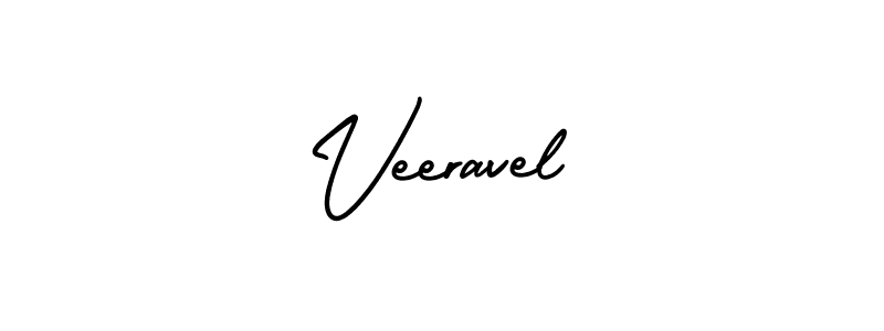 How to Draw Veeravel signature style? AmerikaSignatureDemo-Regular is a latest design signature styles for name Veeravel. Veeravel signature style 3 images and pictures png