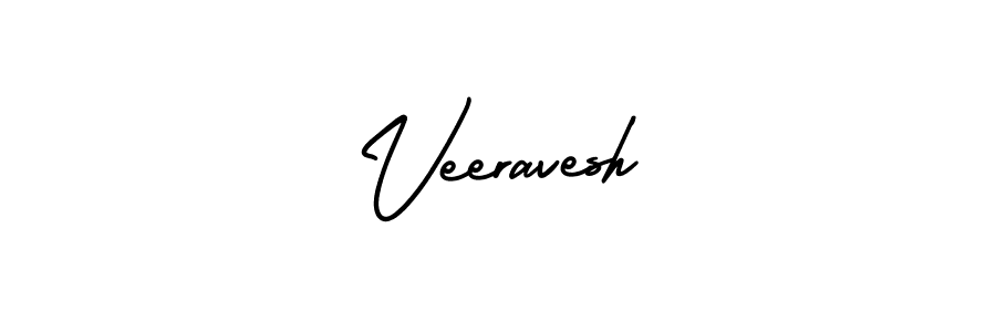 You should practise on your own different ways (AmerikaSignatureDemo-Regular) to write your name (Veeravesh) in signature. don't let someone else do it for you. Veeravesh signature style 3 images and pictures png