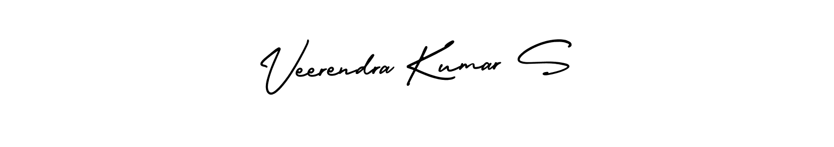 How to make Veerendra Kumar S signature? AmerikaSignatureDemo-Regular is a professional autograph style. Create handwritten signature for Veerendra Kumar S name. Veerendra Kumar S signature style 3 images and pictures png