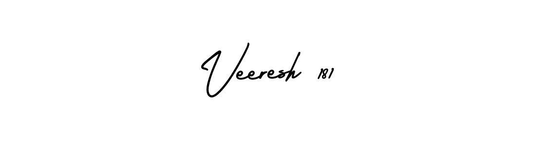 How to make Veeresh 181 signature? AmerikaSignatureDemo-Regular is a professional autograph style. Create handwritten signature for Veeresh 181 name. Veeresh 181 signature style 3 images and pictures png