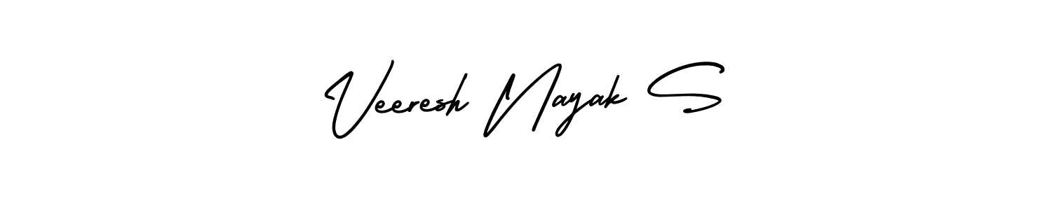 Make a short Veeresh Nayak S signature style. Manage your documents anywhere anytime using AmerikaSignatureDemo-Regular. Create and add eSignatures, submit forms, share and send files easily. Veeresh Nayak S signature style 3 images and pictures png