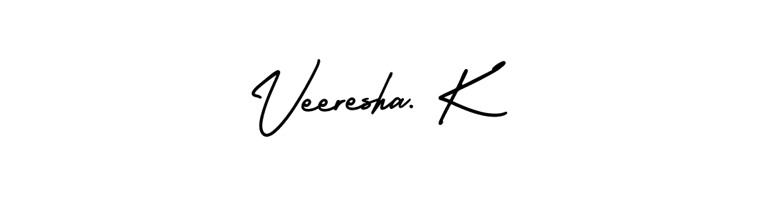 How to Draw Veeresha. K signature style? AmerikaSignatureDemo-Regular is a latest design signature styles for name Veeresha. K. Veeresha. K signature style 3 images and pictures png