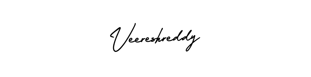 Use a signature maker to create a handwritten signature online. With this signature software, you can design (AmerikaSignatureDemo-Regular) your own signature for name Veereshreddy. Veereshreddy signature style 3 images and pictures png