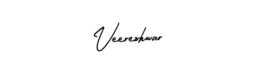 It looks lik you need a new signature style for name Veereshwar. Design unique handwritten (AmerikaSignatureDemo-Regular) signature with our free signature maker in just a few clicks. Veereshwar signature style 3 images and pictures png