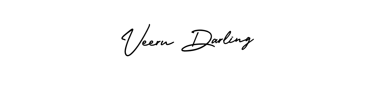 How to make Veeru Darling signature? AmerikaSignatureDemo-Regular is a professional autograph style. Create handwritten signature for Veeru Darling name. Veeru Darling signature style 3 images and pictures png