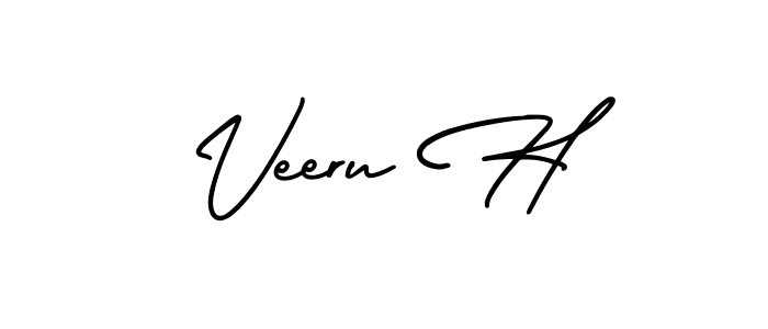 Check out images of Autograph of Veeru H name. Actor Veeru H Signature Style. AmerikaSignatureDemo-Regular is a professional sign style online. Veeru H signature style 3 images and pictures png