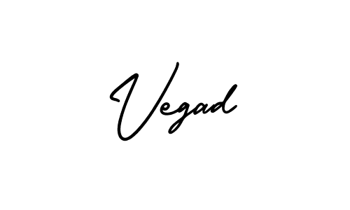 It looks lik you need a new signature style for name Vegad. Design unique handwritten (AmerikaSignatureDemo-Regular) signature with our free signature maker in just a few clicks. Vegad signature style 3 images and pictures png