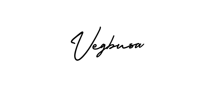 Vegbusa stylish signature style. Best Handwritten Sign (AmerikaSignatureDemo-Regular) for my name. Handwritten Signature Collection Ideas for my name Vegbusa. Vegbusa signature style 3 images and pictures png