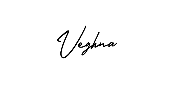 Design your own signature with our free online signature maker. With this signature software, you can create a handwritten (AmerikaSignatureDemo-Regular) signature for name Veghna. Veghna signature style 3 images and pictures png