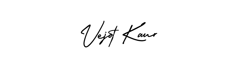 How to make Vejot Kaur signature? AmerikaSignatureDemo-Regular is a professional autograph style. Create handwritten signature for Vejot Kaur name. Vejot Kaur signature style 3 images and pictures png
