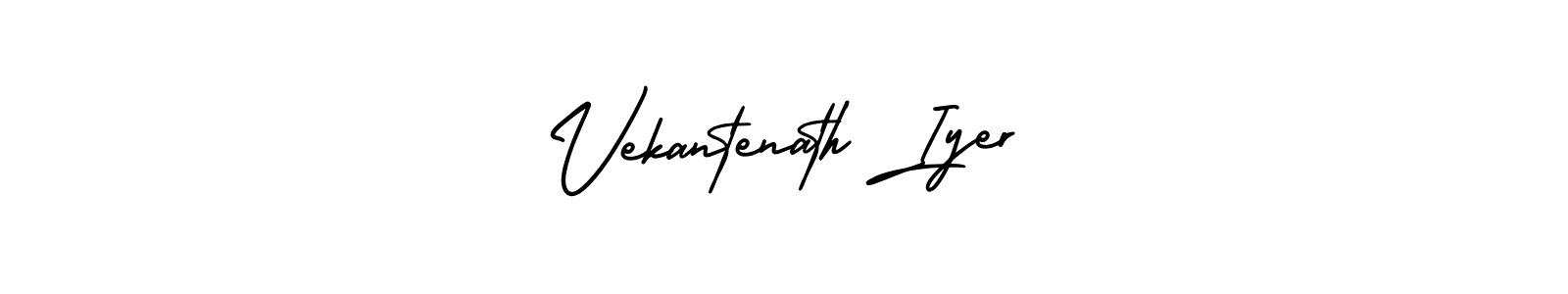 It looks lik you need a new signature style for name Vekantenath Iyer. Design unique handwritten (AmerikaSignatureDemo-Regular) signature with our free signature maker in just a few clicks. Vekantenath Iyer signature style 3 images and pictures png