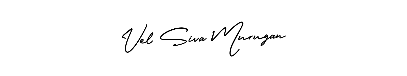 Design your own signature with our free online signature maker. With this signature software, you can create a handwritten (AmerikaSignatureDemo-Regular) signature for name Vel Siva Murugan. Vel Siva Murugan signature style 3 images and pictures png