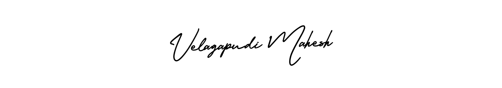 Also You can easily find your signature by using the search form. We will create Velagapudi Mahesh name handwritten signature images for you free of cost using AmerikaSignatureDemo-Regular sign style. Velagapudi Mahesh signature style 3 images and pictures png