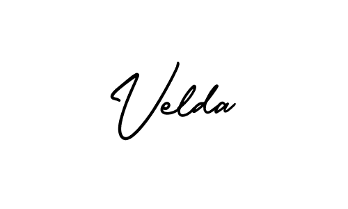 AmerikaSignatureDemo-Regular is a professional signature style that is perfect for those who want to add a touch of class to their signature. It is also a great choice for those who want to make their signature more unique. Get Velda name to fancy signature for free. Velda signature style 3 images and pictures png