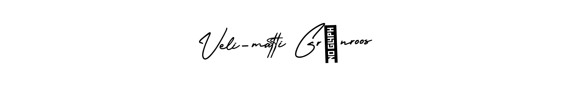 How to make Veli-matti Grönroos signature? AmerikaSignatureDemo-Regular is a professional autograph style. Create handwritten signature for Veli-matti Grönroos name. Veli-matti Grönroos signature style 3 images and pictures png